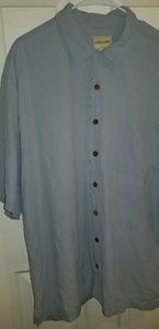 Joseph & Feiss silk ss button shirt 3XLT